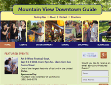 Tablet Screenshot of mountainviewdowntown.com